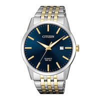 Citizen Men's 39mm Classic Two-Tone Watch Blue