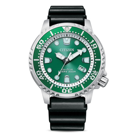 Citizen Men's Watch Eco-Drive Dive Silicone Strap BN0158-18X
