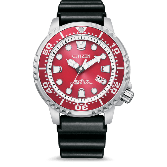 Citizen Eco-Drive Marine Promaster Red Men's Watch BN0159-15X