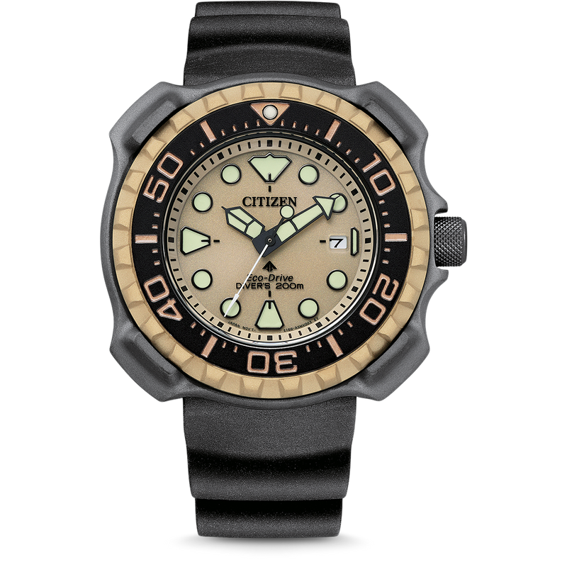 Gold Promaster Citizen Eco-Drive Diver Marine Promaster Gold Men's Watch