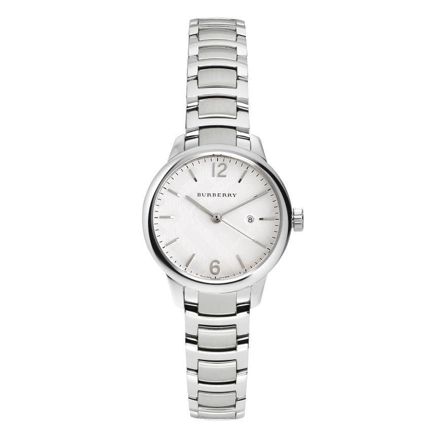 Burberry BU10108 Ladies Silver The Classic Watch from WatchPilot
