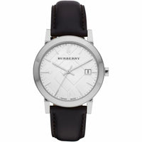 Burberry BU9008 Men's The City Black Leather Watch