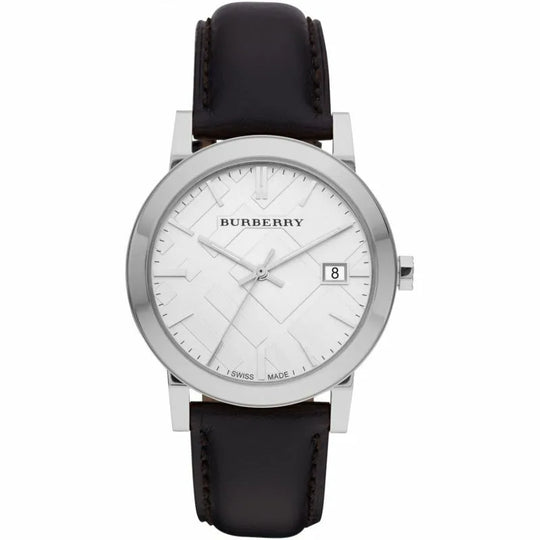 Burberry BU9008 The City Black Leather 38mm Watch