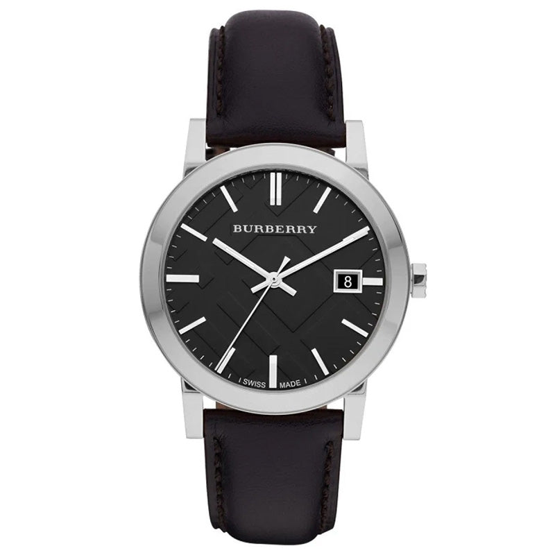 BURBERRY ブラック 腕時計 Burberry The City Check Black 38mm Watch