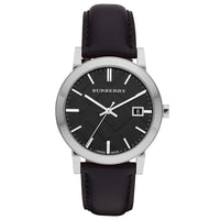 Burberry BU9009 Men's The City Check Black Watch