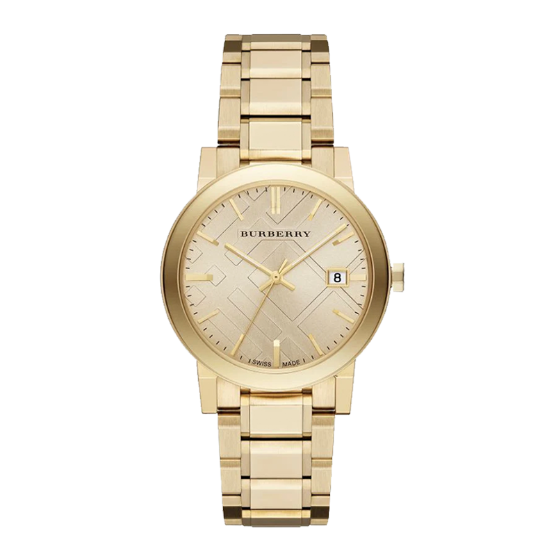 Burberry BU9033 The City Yellow Gold 38mm Watch