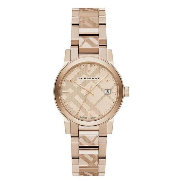 Burberry The City Ladies' 34mm Rose Gold Watch BU9146 | Available