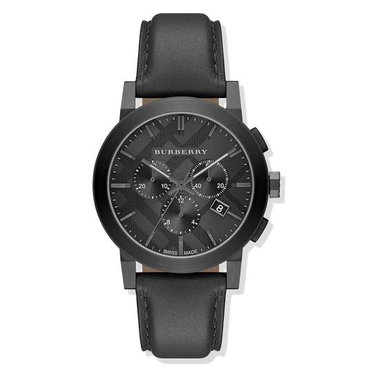 Burberry BU9364 Men's The City Black Chronograph 42mm Watch
