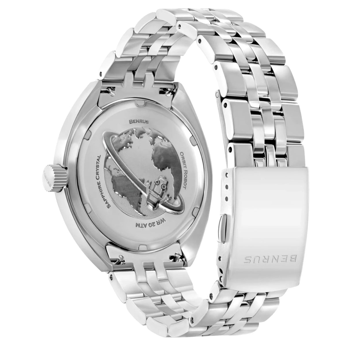 Benrus Men's Orbit Robot Skin Diver Watch Grey from WatchPilot™