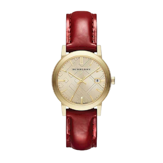 Burberry The City Ladies 34mm Gold Watch BU9140