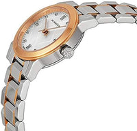 Burberry BU9214 Ladies The City Diamonds Two-Tone Rose Gold Watch