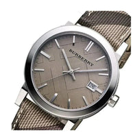 Burberry BU9118 Ladies The City Smoke Check Strap 34mm Watch