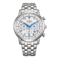 Citizen Men's 42mm Eco-Drive Chronograph Watch White