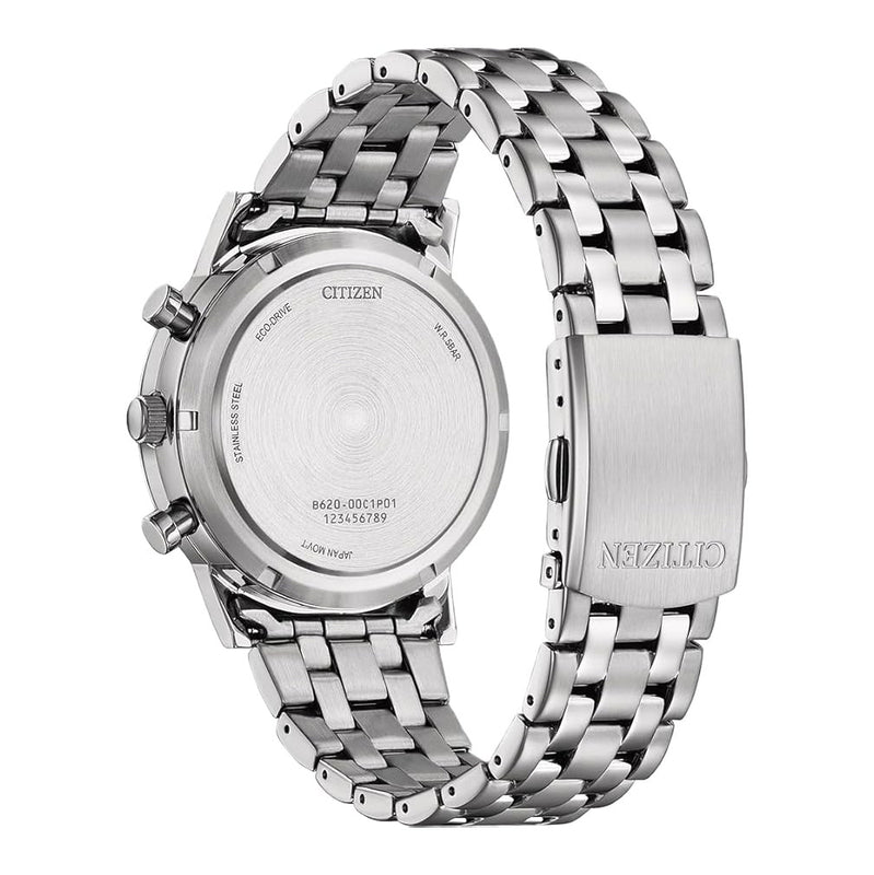 Citizen Men's 42mm Eco-Drive Chronograph Watch Black