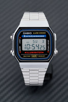 Casio Watch Digital Vintage Silver A168WA-1WDF