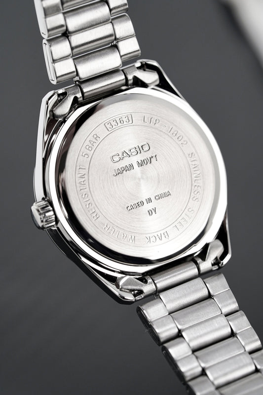 Casio Women's Watch Stainless Steel Black LTP-1302D-1A1VDF