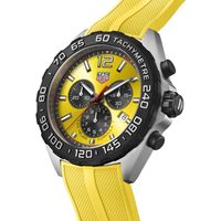 Tag Heuer CAZ101AM.FT8054 Men's Formula 1 Chronograph Yellow Rubber Watch