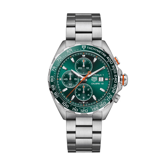 Tag Heuer Formula 1 Men's Green Chronograph Watch CAZ201H.BA0876