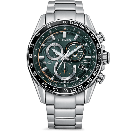 Citizen Eco-Drive Radio Controlled Green Men's Watch CB5914-89X