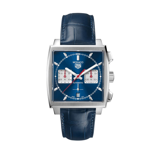 Tag Heuer Monaco Men's Blue Chronograph Watch CBL2111.FC6453