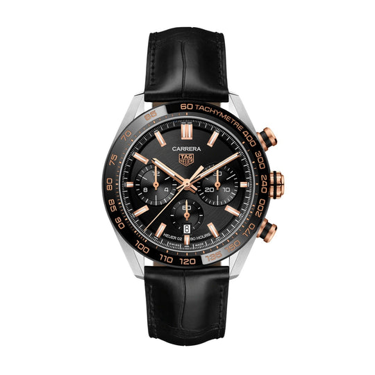 TAG Heuer Carrera Men's Black Chronograph Watch CBN2A5A.FC6481
