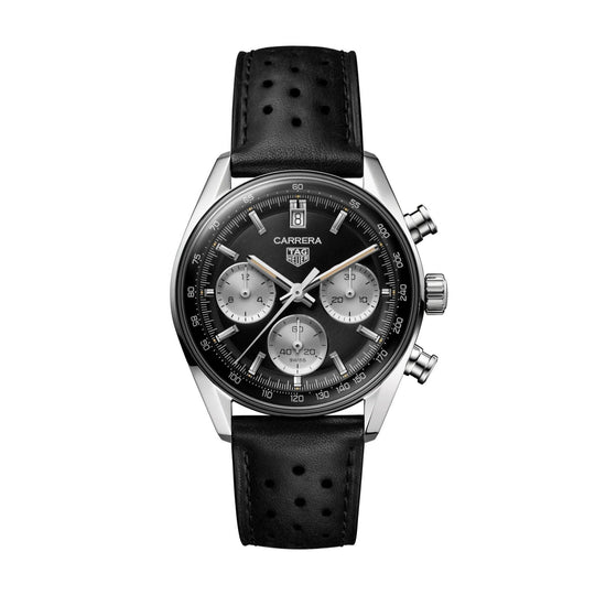 TAG Heuer Carrera Men's Black Chronograph Watch CBS2210.FC6534