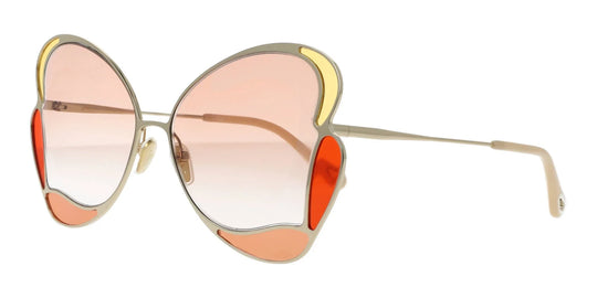 Chloé Women's Sunglasses Gemma Butterfly Orange CH0048S-001 60