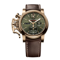 Graham Chronofighter Vintage Green Brown Watch 2CVAK.G02A