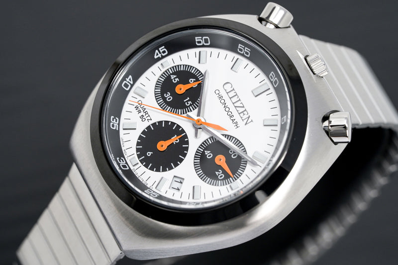 Citizen Men's Watch Chronograph Bullhead Tsuno Panda AN3660-81A