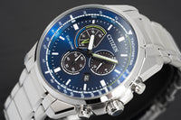 Citizen Eco-Drive Chronograph Blue Men's Watch AT1190-87L