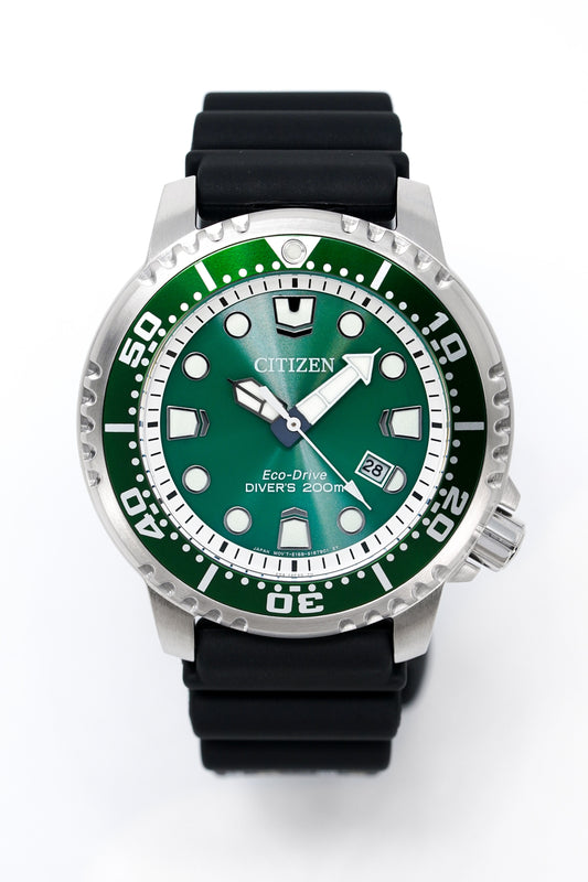 Citizen Men's Watch Eco-Drive Dive Silicone Strap BN0158-18X