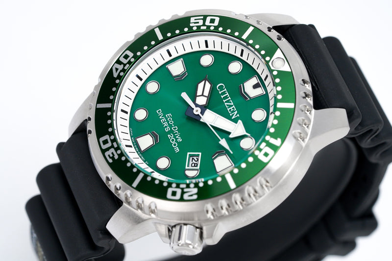 Citizen Men's Watch Eco-Drive Dive Silicone Strap BN0158-18X