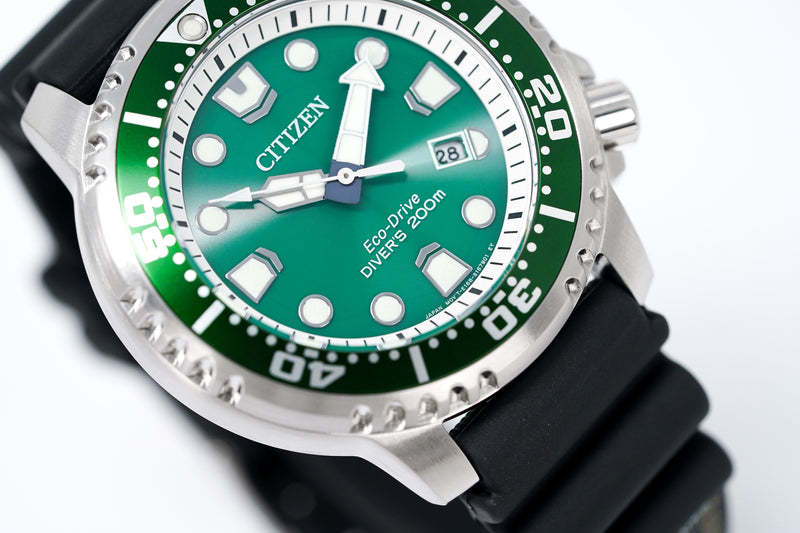 Citizen Men's Watch Eco-Drive Dive Silicone Strap BN0158-18X