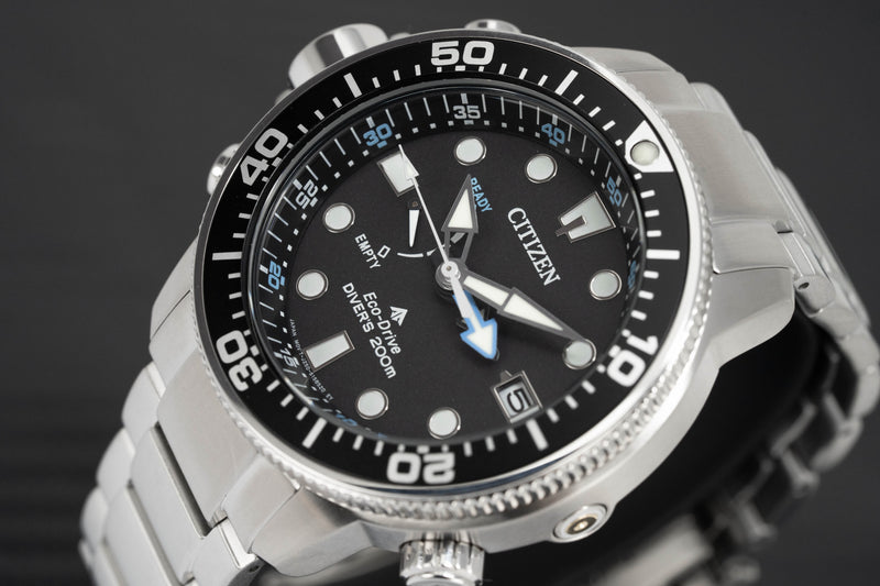 Citizen Eco-Drive Diver Marine Promaster Men's Watch Black BN2031-85E