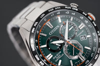 Citizen Eco-Drive Radio Controlled Green Men's Watch CB5946-82X