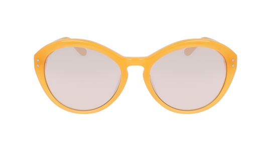 Calvin Klein Women's Sunglasses Oversized Cat Eye Yellow CK18506S 870