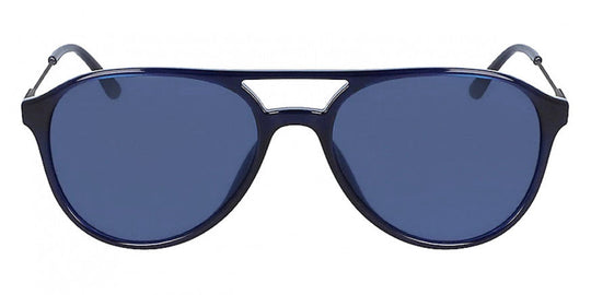 Calvin Klein Men's Pilot Sunglasses Navy Blue CK20702S 410