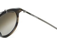 Converse Unisex Sunglasses Round Flat Top Navy and Brown SCO139 0M61