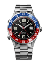 Ball Men's Watch Roadmaster Pilot GMT Black DG3038A-S2C-BK