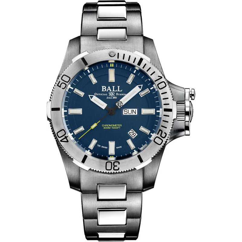 Ball Men's Watch Submarine Warfare Limited Edition Blue DM2276A-SCJ-BE