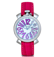 GaGà Milano Ladies Watch Manuale 35mm Steel Fuxia