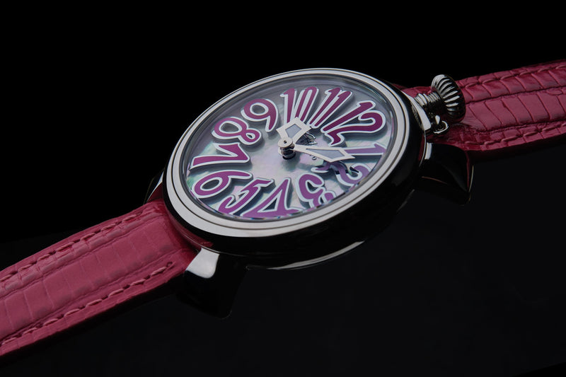 GaGà Milano Ladies Watch Manuale 35mm Steel Fuxia