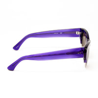 Dries Van Noten x Linda Farrow Purple Sunglasses DVN100C3SUN