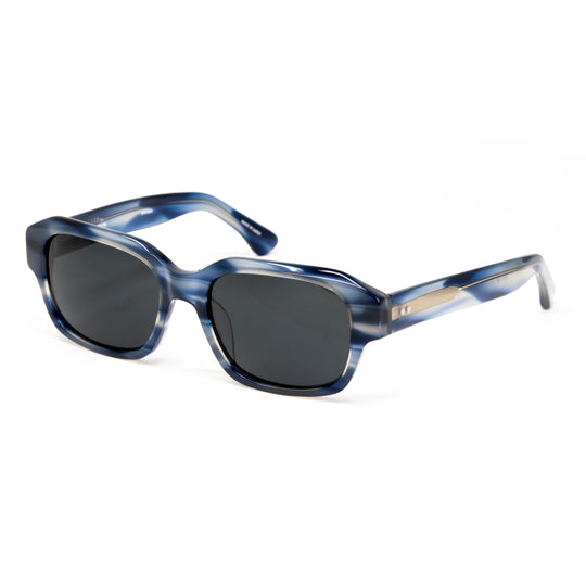 Dries Van Noten x Linda Farrow Blue/White Sunglasses DVN124C3SUN