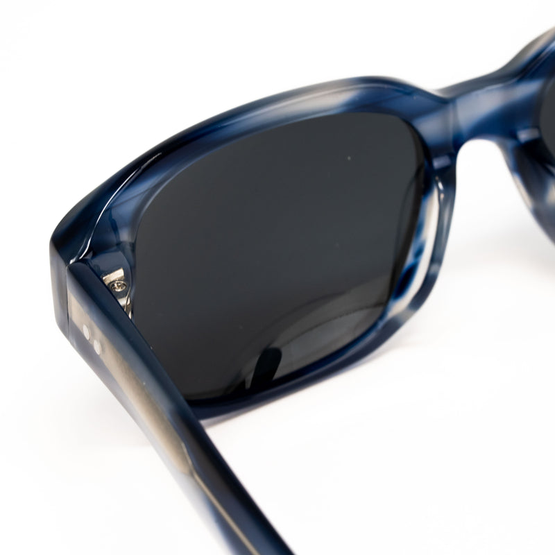 Dries Van Noten x Linda Farrow Blue/White Sunglasses DVN124C3SUN