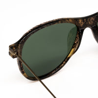 Dries Van Noten x Linda Farrow Brown Marbled Sunglasses DVN134C1SUN