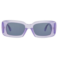Dries Van Noten Ladies Rectangular Grey Sunglasses DVN137C5SUN