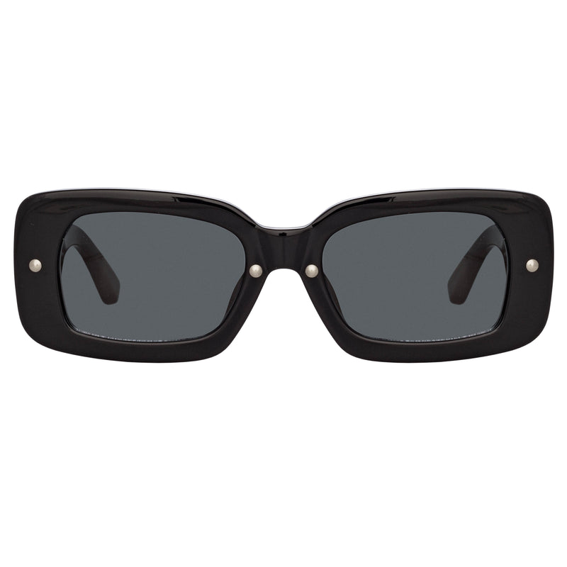 Dries Van Noten Ladies Rectangular Grey Sunglasses DVN137C6SUN