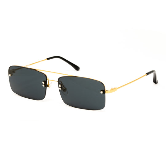 Dries Van Noten x Linda Farrow Black/Gold Sunglasses DVN156C1SUN