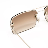 Dries Van Noten x Linda Farrow Brown Sunglasses DVN156C2SUN